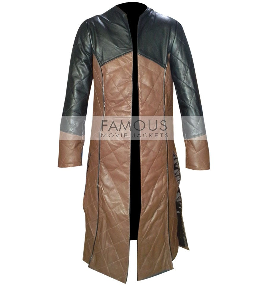 Farscape Officer Aeryn Sun Claudia Black Leather Coat Costume