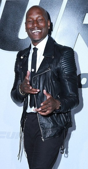 Fast And Furious Premiere Tyrese Gibson Black Jacket