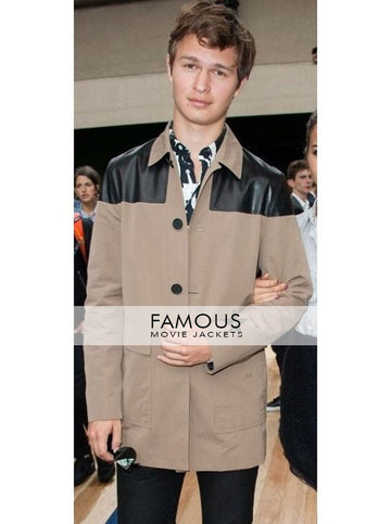 Ansel Elgort High School in NYC Designer Jacket Coat