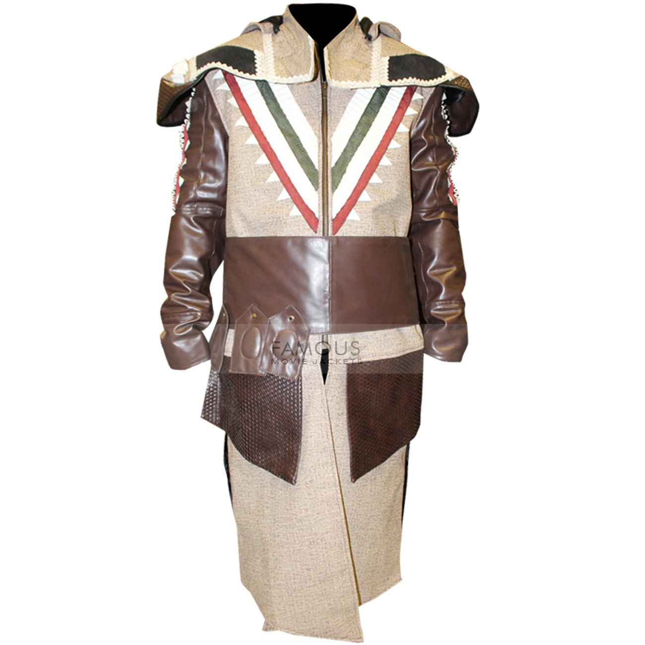 Assassin's Creed Michael Fassbender Aguilar Leather Coat