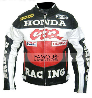 Honda CBR Red/Black Motorcycle Jacket