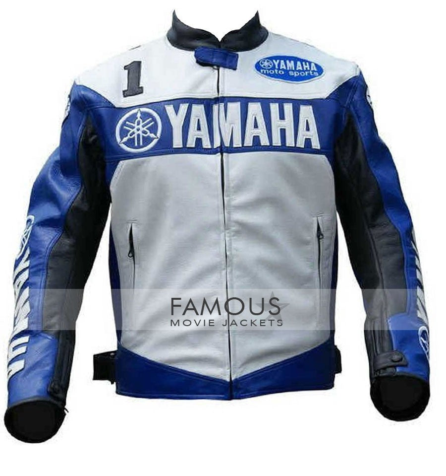 Yamaha Joe Rocket Blue Motorcycle Racing Jacket - Main Image
