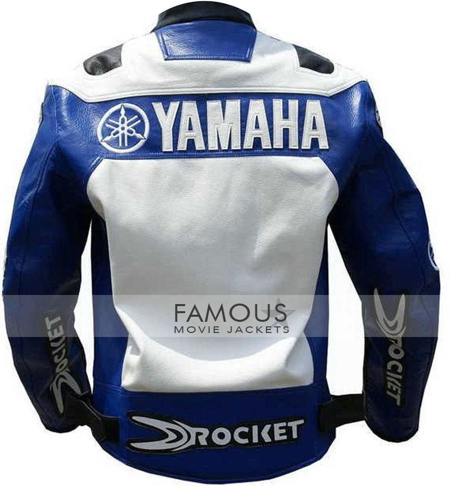 Yamaha Joe Rocket Blue Motorcycle Racing Jacket