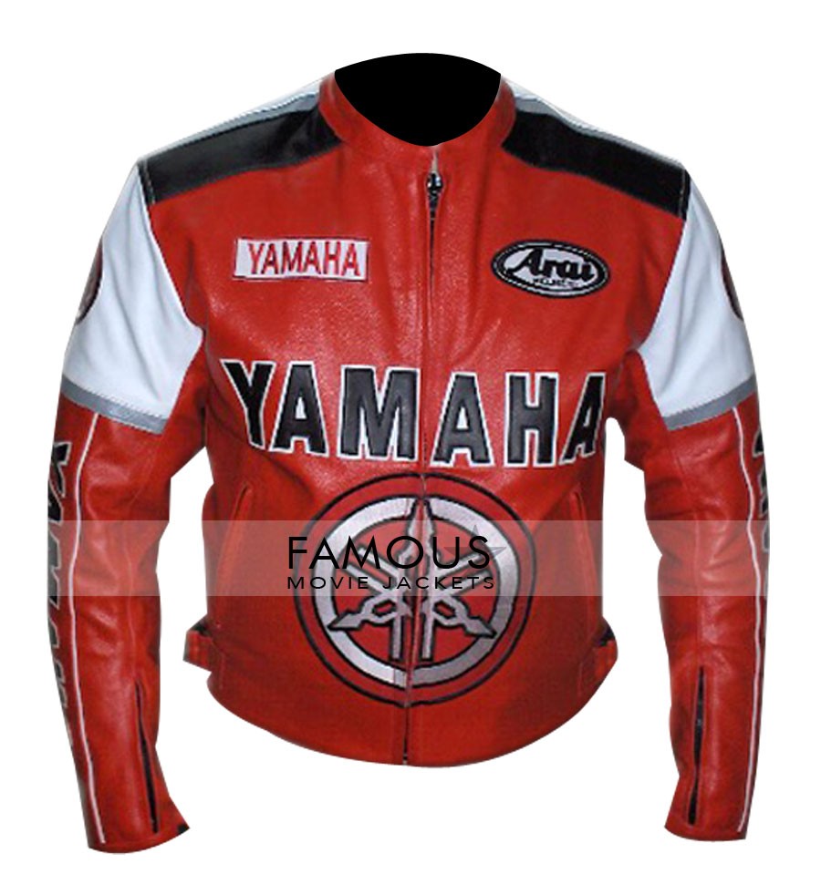 Yamaha Red Motorcycle Racing Jacket
