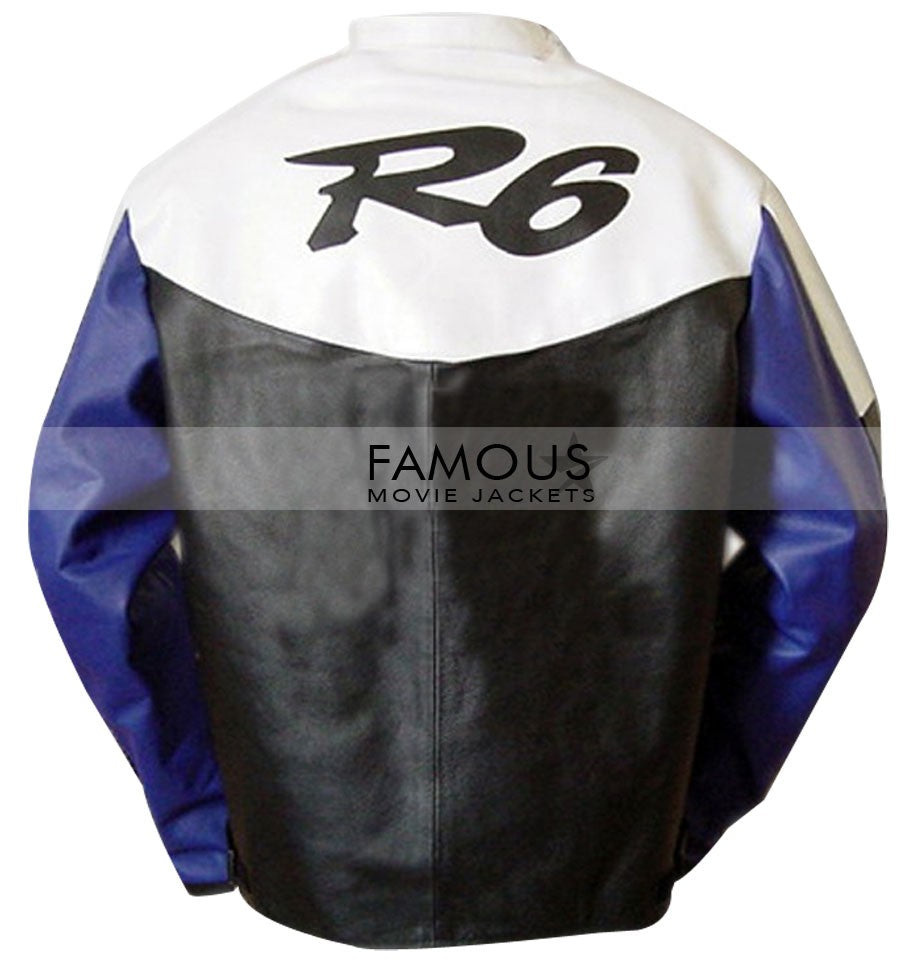 R6 Yamaha Blue/Black Biker Racing Jacket