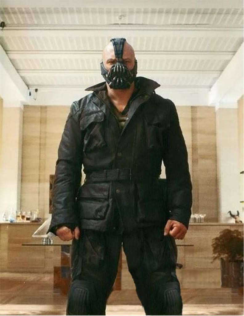 Dark Knight Rises Bane Black Leather Jacket