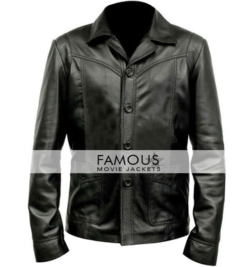 Killing Them Softly Brad Pitt Black Jacket