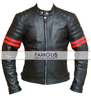 Fight Club Mayhem Black/Red Stripes Jacket