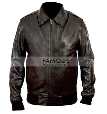 Happy Days Henry Winkler (Fonzie) Dark Brown Leather Jacket