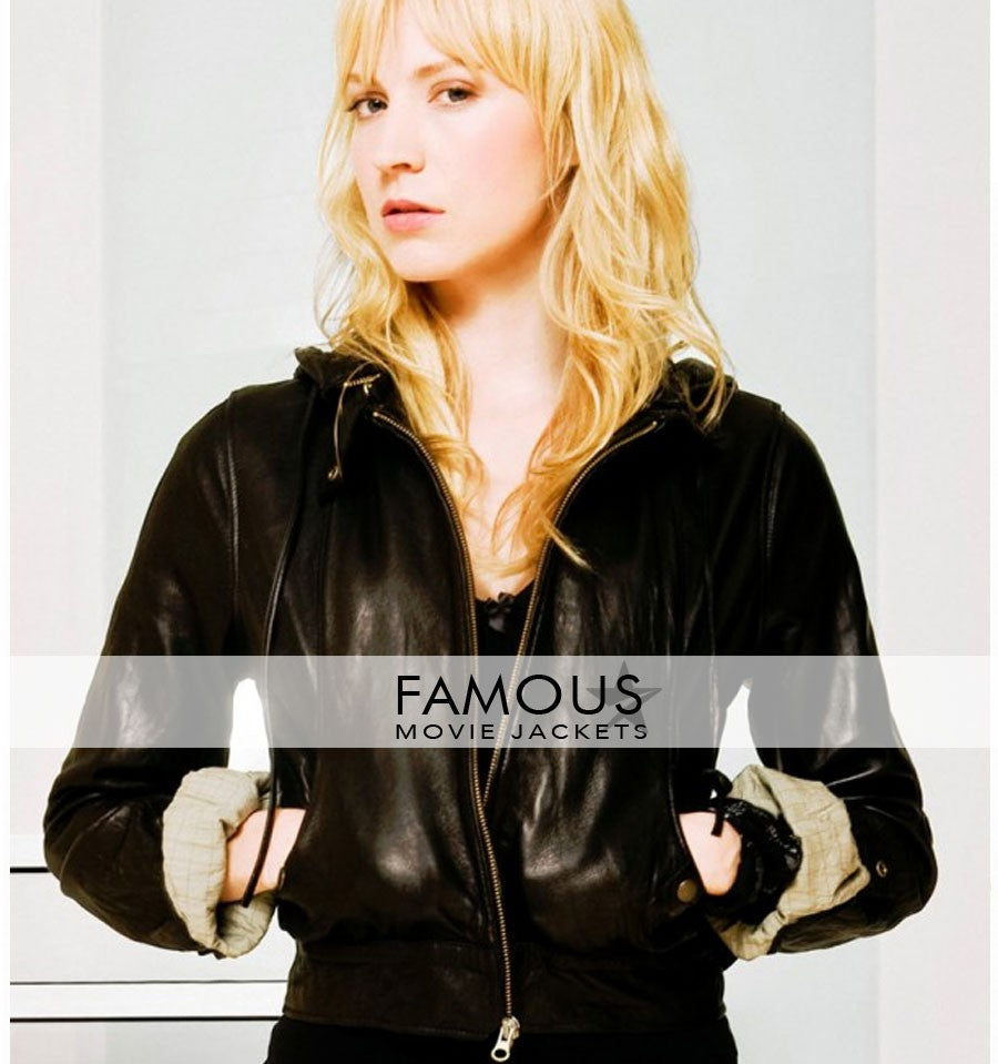 Leverage Beth Riesgraf (Parker) Black Leather Jacket