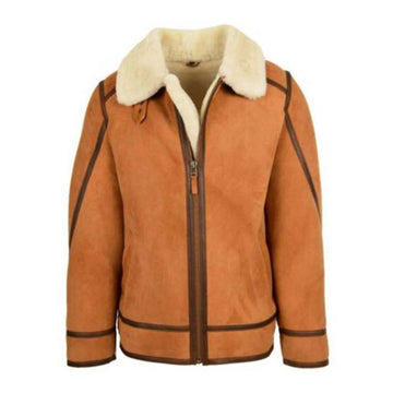 Top Gun Sheepskin B3 Brown Bomber Jacket