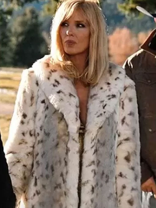 Yellowstone So4 Beth Dutton Fur Coat