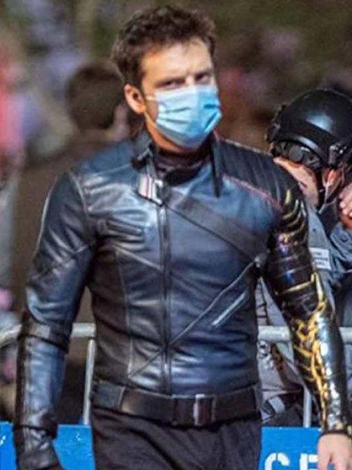 The Falcon and the Winter Soldier Bucky Barnes Leather Jacket
