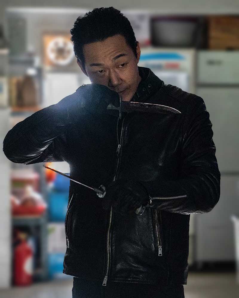Bloodhounds 2023 Choi Young-joon Black Leather Jacket