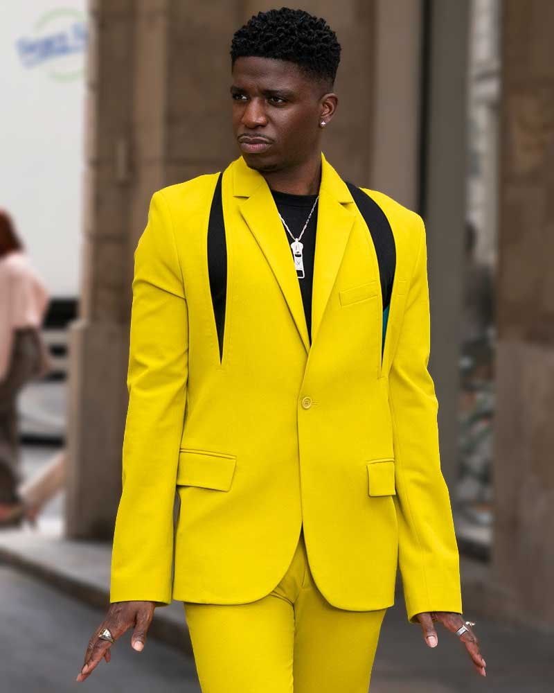 Emily in Paris S03 Julien Yellow Blazer - Main Image