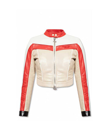 Fast X 2023 Nathalie Emmanuel White Biker Jacket