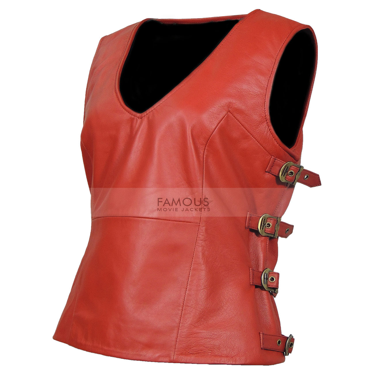Firefly TV Series Zoe Washburne (Gina) Brown Leather Vest
