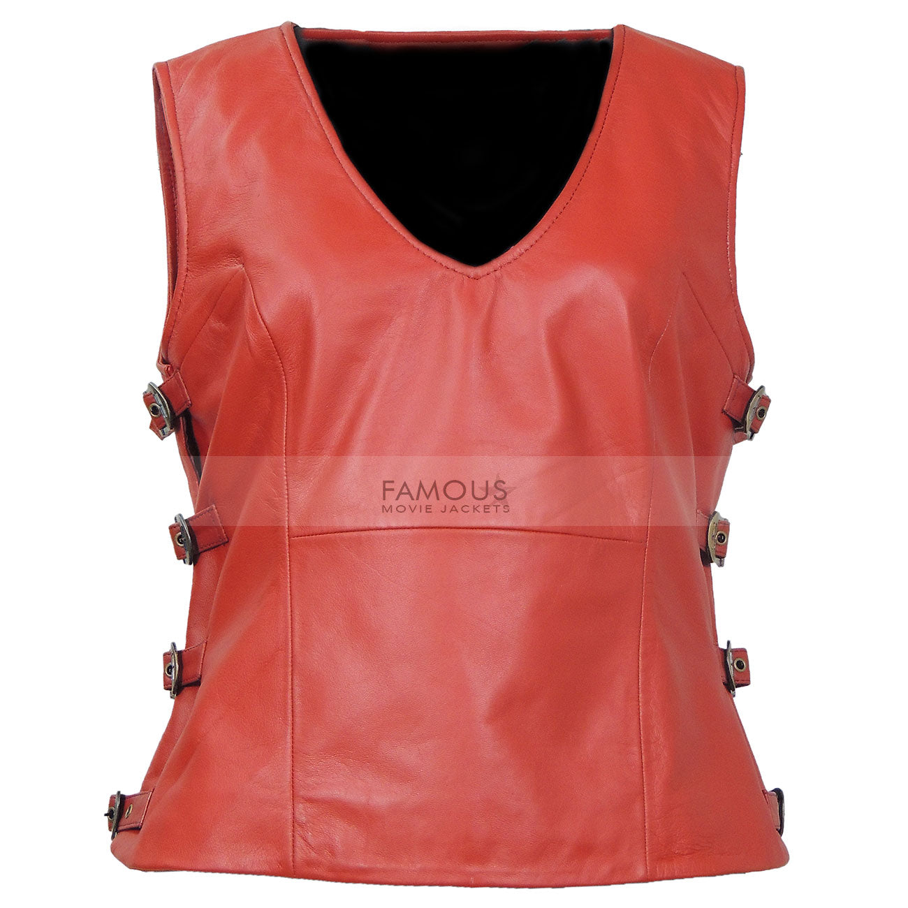Firefly TV Series Zoe Washburne (Gina) Brown Leather Vest