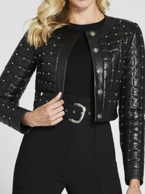 Batwoman Mary Hamilton Quilted Leather Jacket