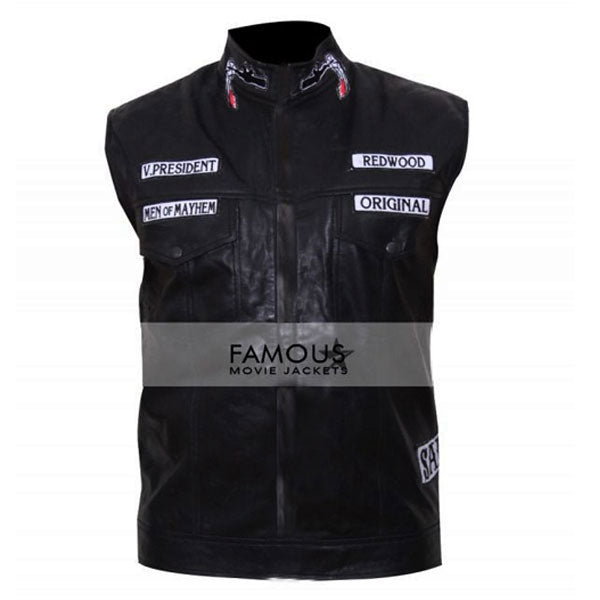 Sons Of Anarchy Jackson Jax Teller Leather Vest1
