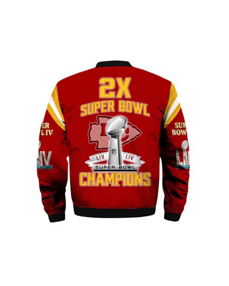 Super Bowl Kansas City Chiefs NFL Champions Red Jacket 2