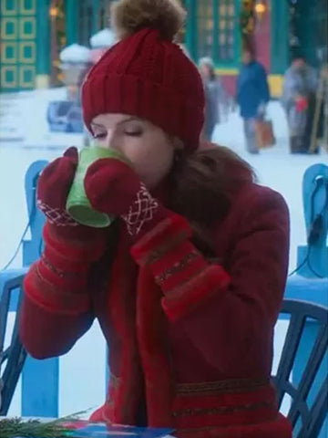 Anna Kendrick Noelle Red Jacket
