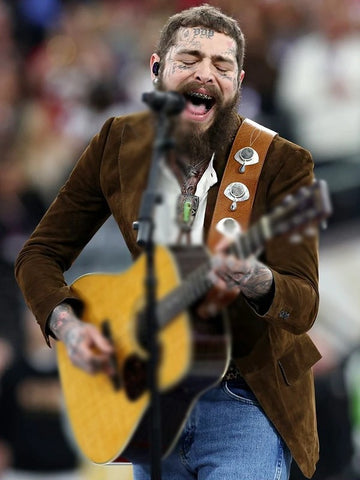 Post Malone Brown Blazer