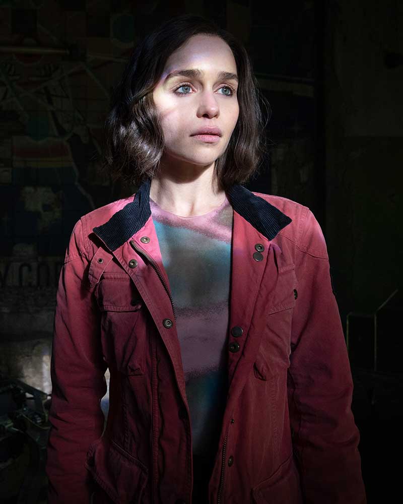 Secret Invasion 2023 Emilia Clarke Red Jacket