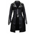 The Flash Season 3 Caitlin Snow (Killer Frost) Black Leather Coat