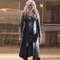 The Flash Season 3 Caitlin Snow (Killer Frost) Black Leather Coat