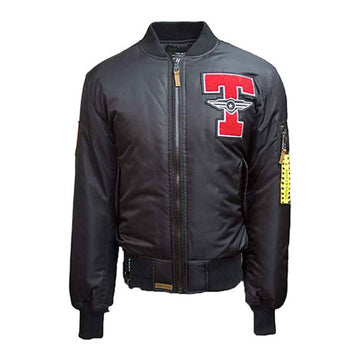 Top Gun Kids MA-1 Tomcat Black Bomber Jacket