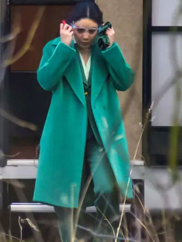 Vanessa Hudgens The Princess Switch 3 Green Coat