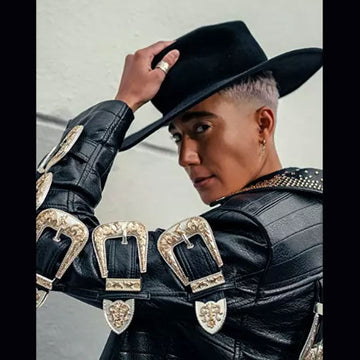 Vico Ortiz Black Leather Jacket