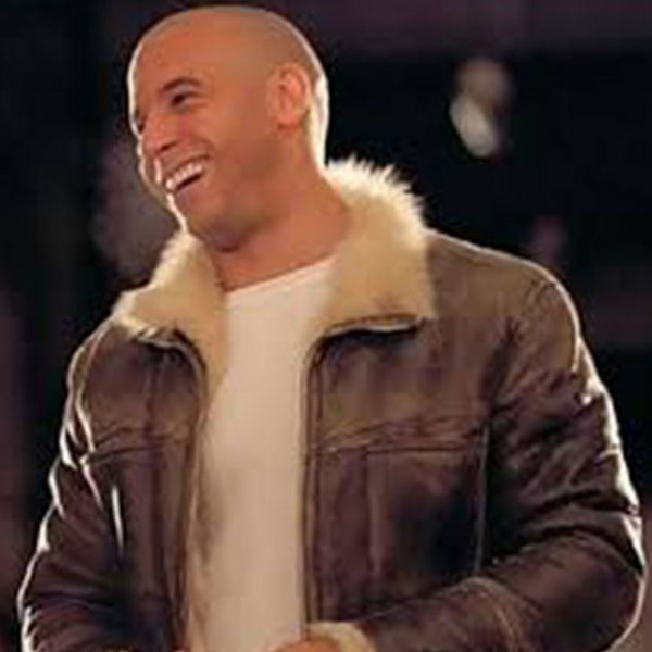 Vin Diesel Triple X Leather Fur Jacket