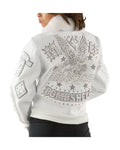 Women Pelle Pelle American Bruiser White Bombshell Jacket 1
