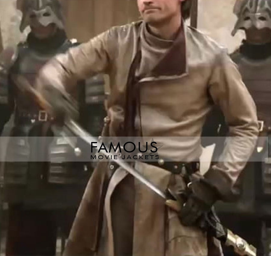 Jaime Lannister Game of Thrones Leather Costume Jacket