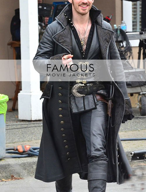 Colin O'Donoghue (Captain Hook) Once Upon A Time Leather Coat