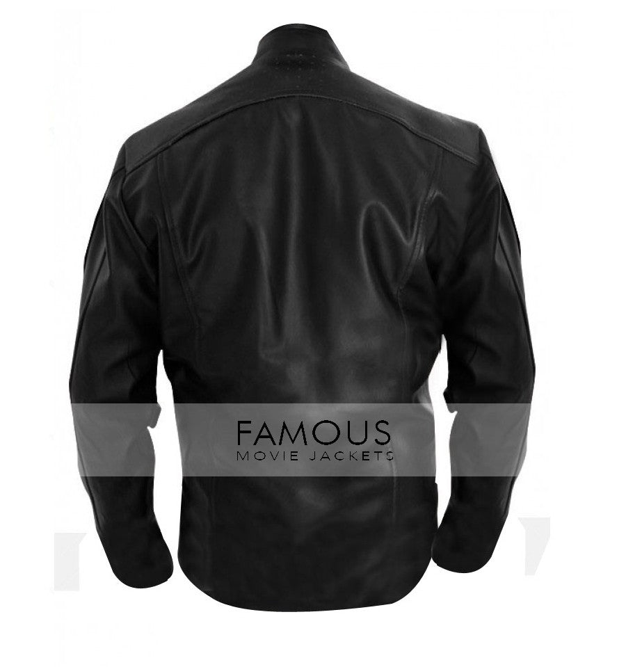 Guardians Of The Galaxy Chris Pratt Black Leather Jacket