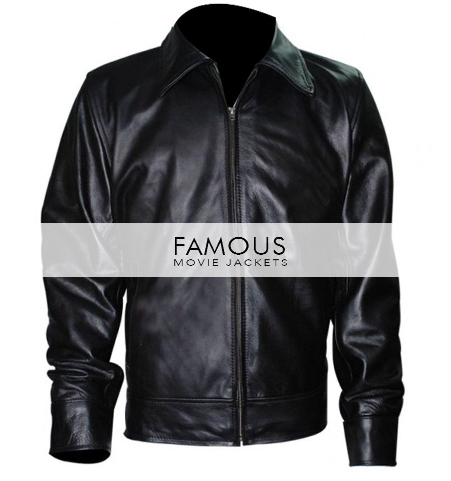American Gangster Russell Crowe Black Leather Jacket