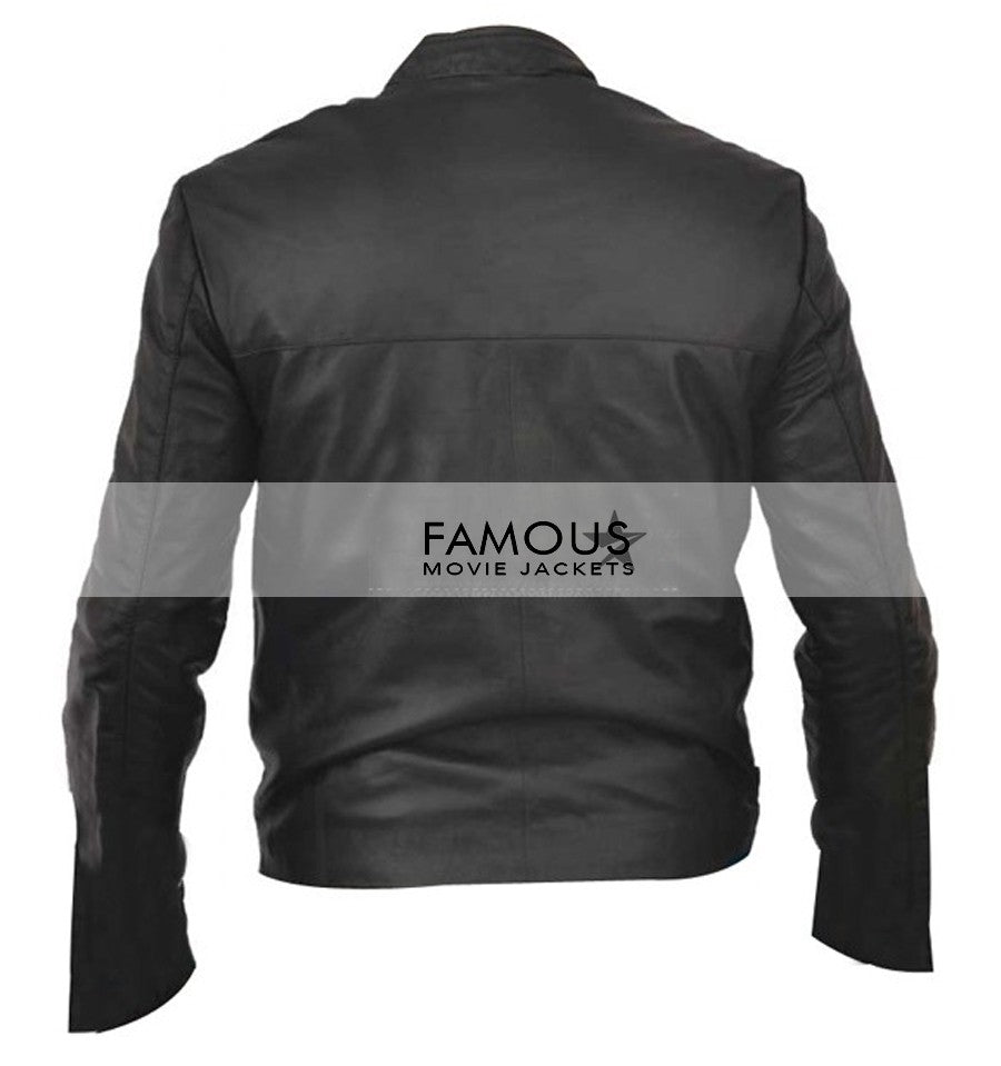 Tom Cruise Minority Report Black Leather Jacket