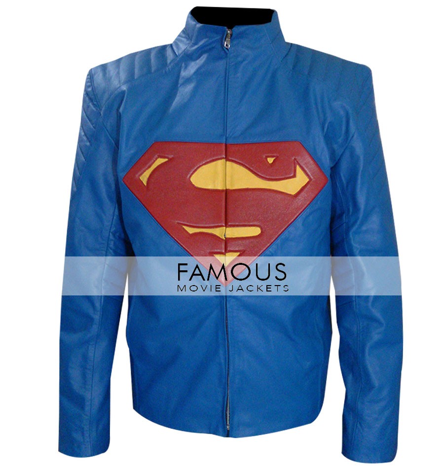 Superman Man Of Steel Leather Jacket