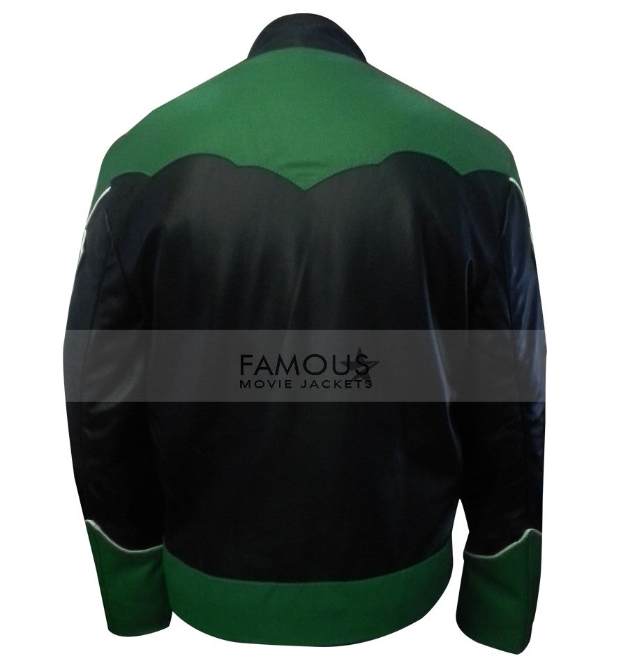 Green Lantern Cosplay Biker Leather Costume Jacket