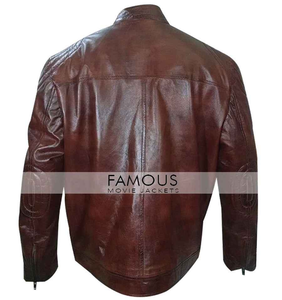 Veste En Cuir D'agneau R NICHOLAS - Couleur Rouge Lipstick - Taille Small - Occasion (déchirure Doublure)