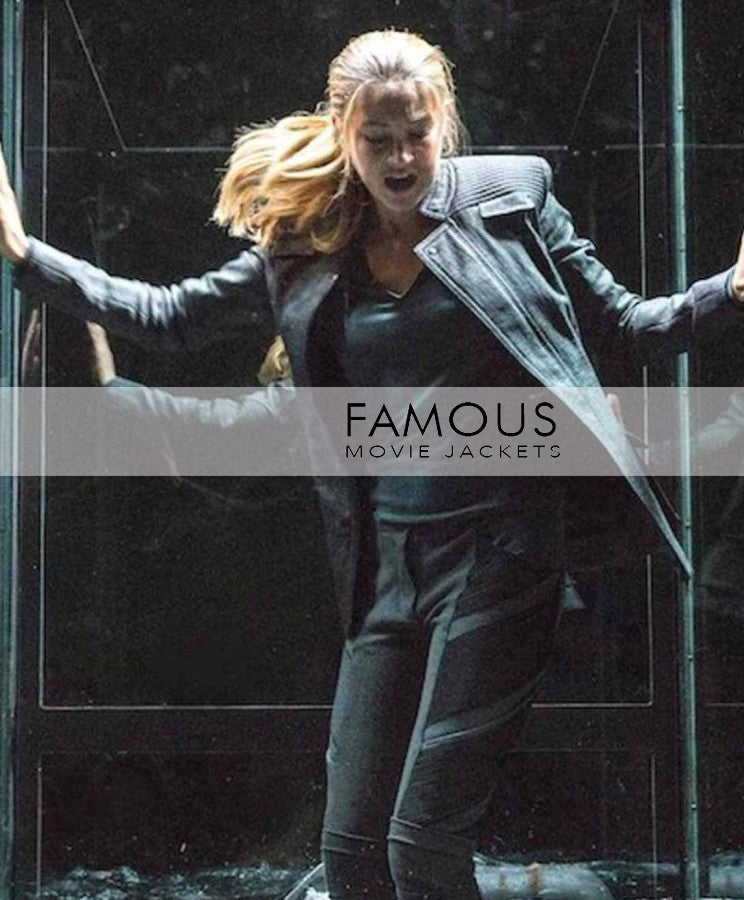 Divergent Shailene Woodley Black Leather Jacket