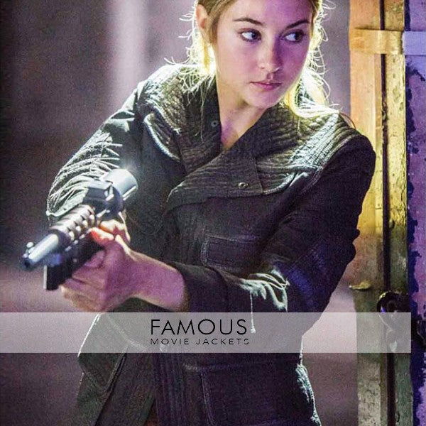 Divergent Shailene Woodley Black Leather Jacket