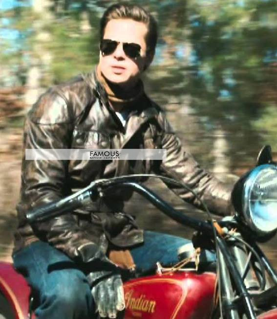 Brad Pitt Curious Case Of Benjamin Button Motorcycle Jacket