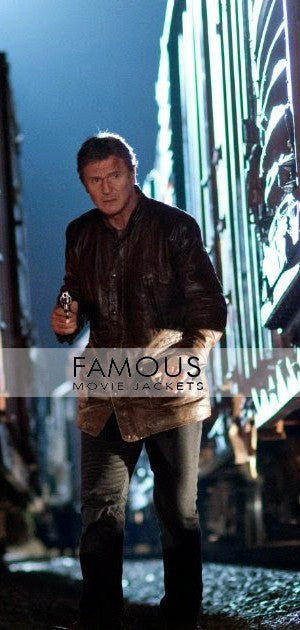 Run All Night Liam Neeson Brown Leather Jacket