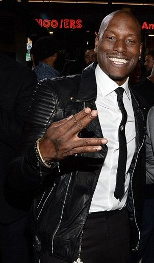 Fast And Furious Premiere Tyrese Gibson Black Jacket