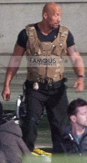 Dwayne Johnson Agent Luke Hobbs Furious 7 Vest