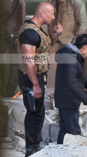 Dwayne Johnson Agent Luke Hobbs Furious 7 Vest